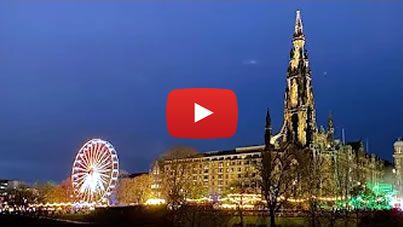 Edinburgh Christmas Market Virtual Tour